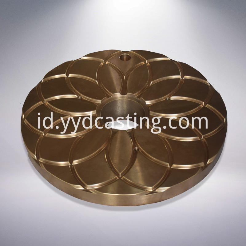 Pelat aus eksentrik Eccentric wear plate